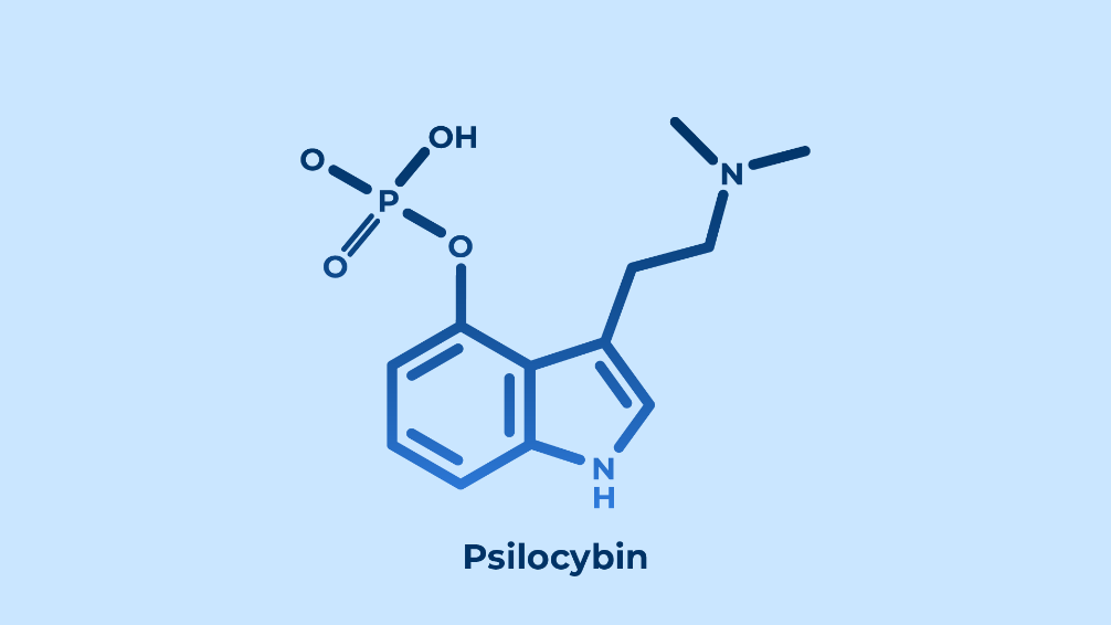 Psilocybin molecule