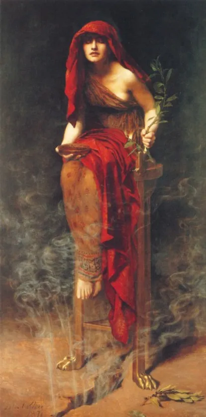 Delphic priestess